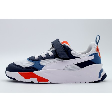 Puma Trinity AC Παιδικά Sneakers Λευκά, Μπλε, Πορτοκαλί