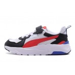 Puma Trinity Lite Παιδικά Sneakers Λευκά, Μαύρα, Κοραλλί, Μπλε