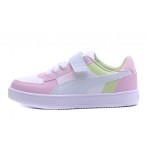 Puma Caven 2.0 Block Παιδικά Sneakers Λευκά, Ροζ, Λαχανί