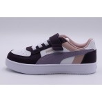 Puma Caven 2.0 Block Παιδικά Sneakers Λευκά, Μωβ