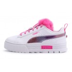 Puma Mayze Trolls Παιδικά Sneakers Λευκά, Φούξια