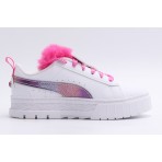 Puma Mayze Trolls Παιδικά Sneakers Λευκά, Φούξια