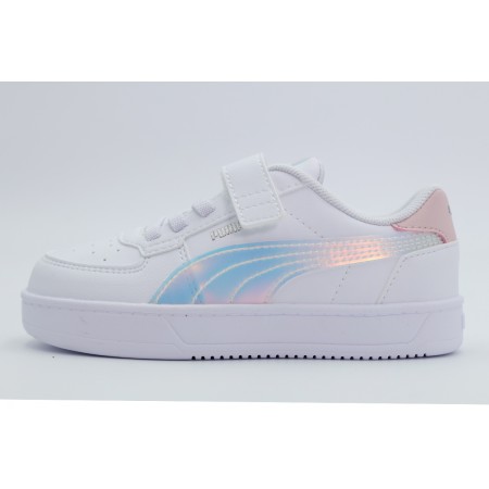 Puma Caven 2.0 Holo Παιδικά Sneakers Λευκά, Ροζ