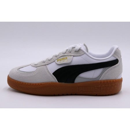 Puma Palermo Moda Παιδικά Sneakers Λευκά, Γκρι, Μαύρα