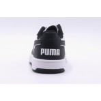 Puma Rebound Παιδικά Sneakers Μαύρα, Λευκά