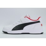 Puma Reb-L Ac+Ps Παιδικά Sneakers Λευκά, Μαύρα, Κόκκινα