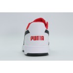 Puma Reb-L Ac+Ps Παιδικά Sneakers Λευκά, Μαύρα, Κόκκινα