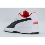 Puma Reb-L Ac+Ps Παιδικά Sneakers Λευκά, Μαύρα, Κόκκινα