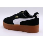 Puma Palermo Elevata Γυναικεία Sneakers Μαύρα, Λευκά