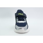 Fila Memory Twink V Παιδικά Sneakers Μπλε Σκούρα, Ασημί, Λευκά