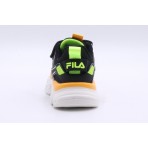 Fila Memory Spinel 3 V Παιδικά Sneakers Μαύρα, Πορτοκαλί, Λευκά