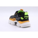 Fila Memory Spinel 3 V Παιδικά Sneakers Μαύρα, Πορτοκαλί, Λευκά