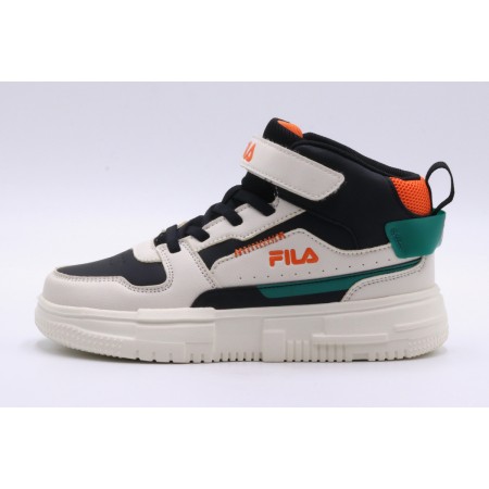 Fila Memory Ayo 3 V Παιδικά Sneakers Λευκά, Μαύρα, Πράσινα, Λευκά