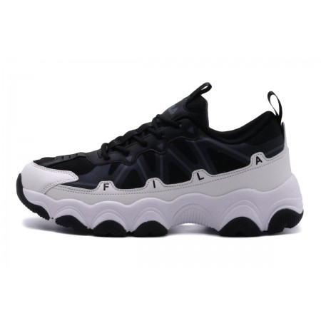 Fila Memory Space 2 Lace Παιδικά Sneakers Μαύρα, Λευκά