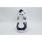 Fila Memory Hoppie V Παιδικά Sneakers Λευκά, Μπλε Σκούρο