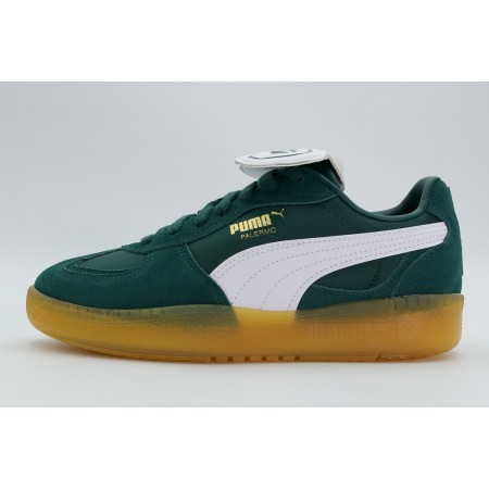 Puma Palermo Moda Tongue Sneakers Πράσινα, Λευκά, Κίτρινα