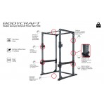 Amila Κλωβός Δύναμης Bodycraft Power Rack F430 (44718)