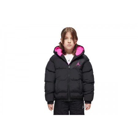 Jordan Essentials Midweight Παιδικό Μπουφάν Puffer Μαύρο