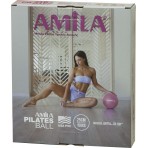 Amila Μπάλα Γυμναστικής Amila Pilates Ball 25Cm Κόκκινη (48401)