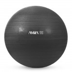 Amila Μπάλα Γυμναστικής Amila Gymball 65Cm Μαύρη Bulk (48414)