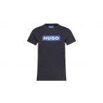 Hugo Classic B Γυναικείο Κοντομάνικο T-Shirt Μαύρο, Μπλε, Λευκό