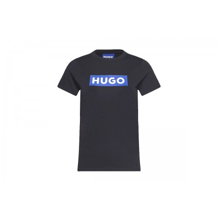 Hugo Classic B Γυναικείο Κοντομάνικο T-Shirt Μαύρο, Μπλε, Λευκό