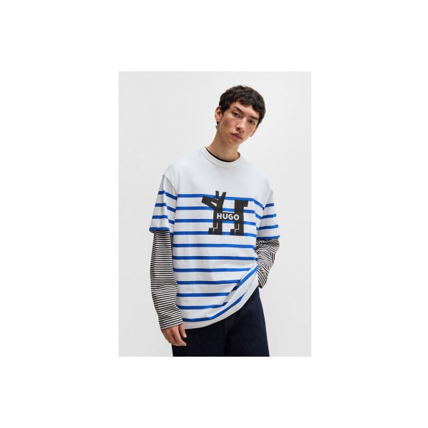 Hugo Nolastripe T-Shirt Ανδρικό (50530330 100)