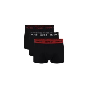 Hugo Trunk With Logo Waistbands Εσώρουχο Boxer 3-Τεμάχια (50532611 010)