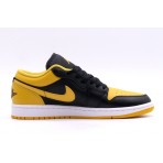 Jordan Air 1 Yellow Ochre Low Παπούτσια Μαύρα, Κίτρινα, Λευκά