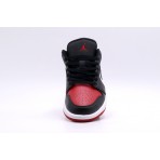 Jordan Air 1 Bred Toe Low Sneakers Μαύρα, Λευκά, Κόκκινα