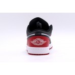 Jordan Air 1 Bred Toe Low Sneakers Μαύρα, Λευκά, Κόκκινα