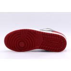 Jordan Air 1 Bred Toe Low Sneakers Μαύρα, Λευκά, Κόκκινα