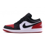 Jordan Air 1 Bred Toe Low Sneakers Μαύρα, Λευκά, Κόκκινα