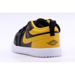 Jordan Air 1 Yellow Ochre Low Παπούτσια Μαύρα, Κίτρινα, Λευκά