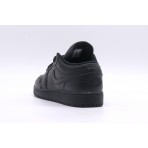 Jordan Air 1 Triple Black Low Παπούτσια Μαύρα