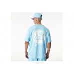 New era 60357123 MLB Pastel New York Yankees Short Sleeve T-Shirt Blue