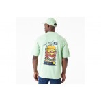 New Era MLB New York Yankees Burger Graphic Κοντομάνικο T-Shirt