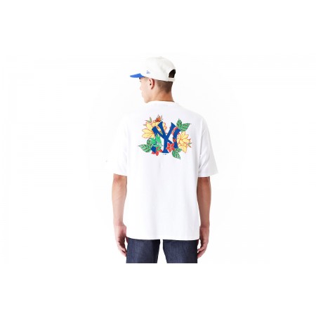 New Era MLB New York Yankees Floral Graphic Κοντομάνικο T-Shirt