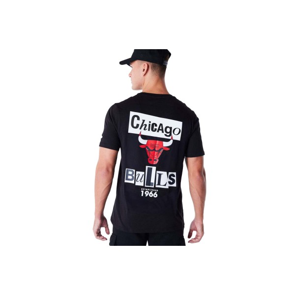 New Era Nba Chicago Bulls Newspaper Graphic T-Shirt Ανδρικό (60564809)