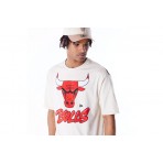 New Era Chicago Bulls NBA Wordmark Stone Κοντομάνικο T-Shirt