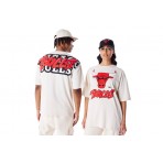 New Era Chicago Bulls NBA Wordmark Stone Κοντομάνικο T-Shirt