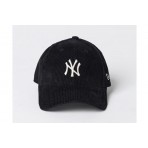 New Era Cord 940 New York Yankees Κοτλέ Καπέλο Strapback Μαύρο