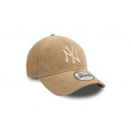 New Era New York Yankees Cord 9Forty Κοτλέ Καπέλο Strapback Μπεζ