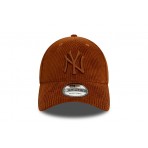 New Era New York Yankees Cord 9Forty Κοτλέ Καπέλο Strapback Καφέ