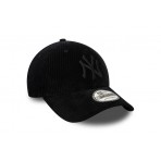 New Era New York Yankees Cord 9Forty Κοτλέ Καπέλο Strapback Μαύρο