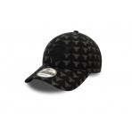 New Era 9FORTY Chicago Bulls Team Monogram ΄Strapback Καπέλο Μαύρο