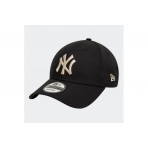 New Era New York Yankees League Essential Καπέλο Strapback Μαύρο