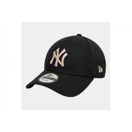 New Era New York Yankees League Essential Καπέλο Strapback Μαύρο