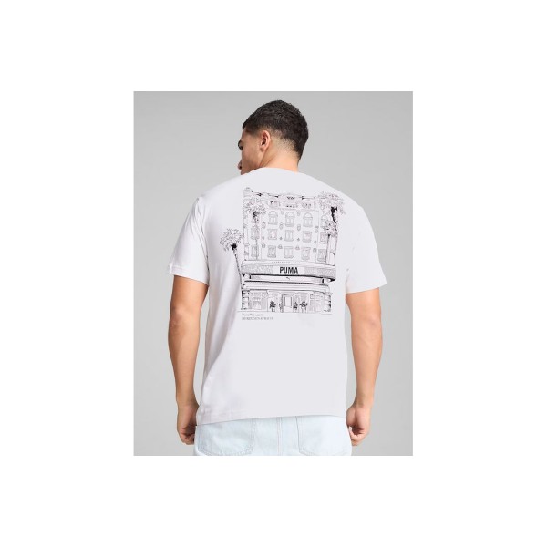 Puma Graphics Hotel Relaxed T-Shirt Ανδρικό (629636 02)