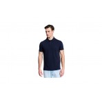 Staff Thomas Ανδρικό Κοντομάνικο Polo T-Shirt Μπλε Σκούρο